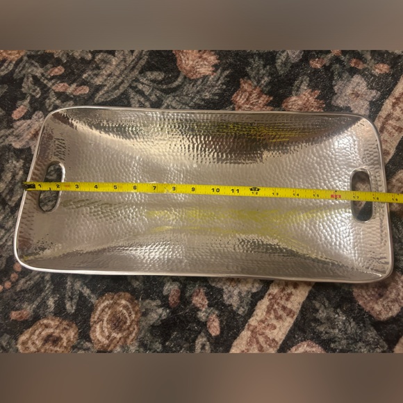 Towle hammered tray with original box. Only used a few times. - Picture 7 of 8